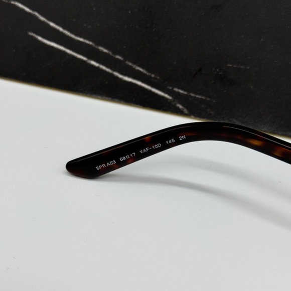 NEW PR A53S VAF10D PRADA GOLD BROWN PILOT SPR A53 VAF10D MEN SUNGLASSES - Picture 10 of 12